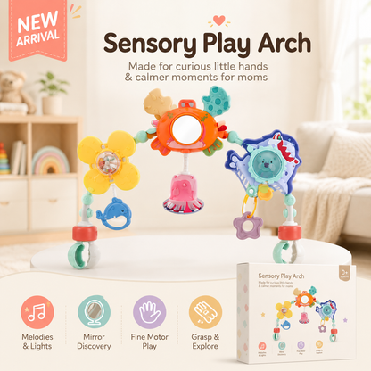 Ocean Play Arch™ — Clip-On Sensory Toy Bar