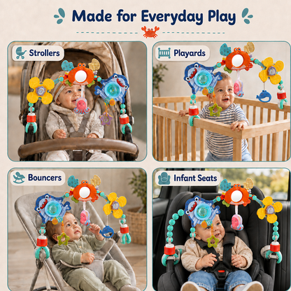Ocean Play Arch™ — Clip-On Sensory Toy Bar